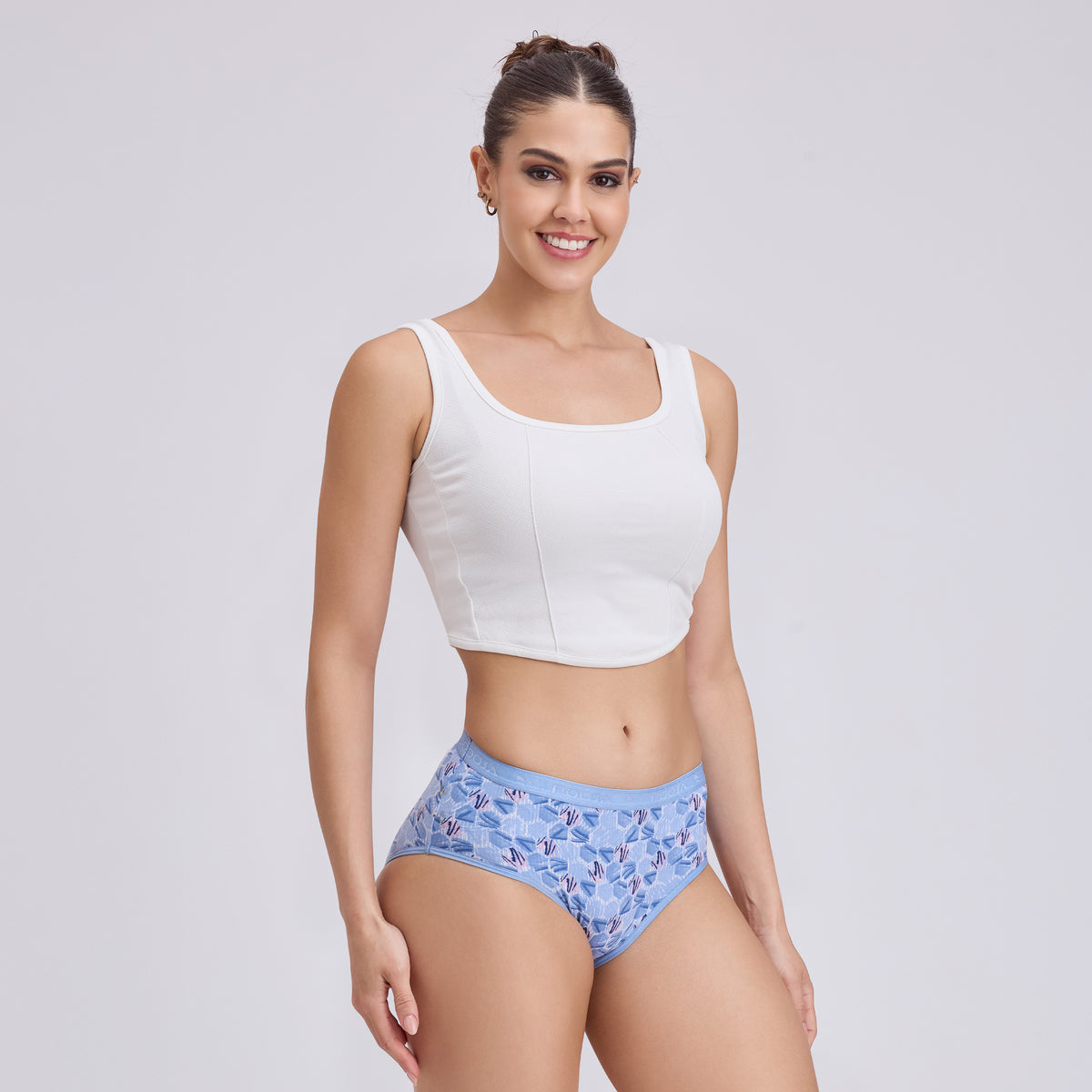 Mid Waist Cotton Hipster, photo 2 of 4