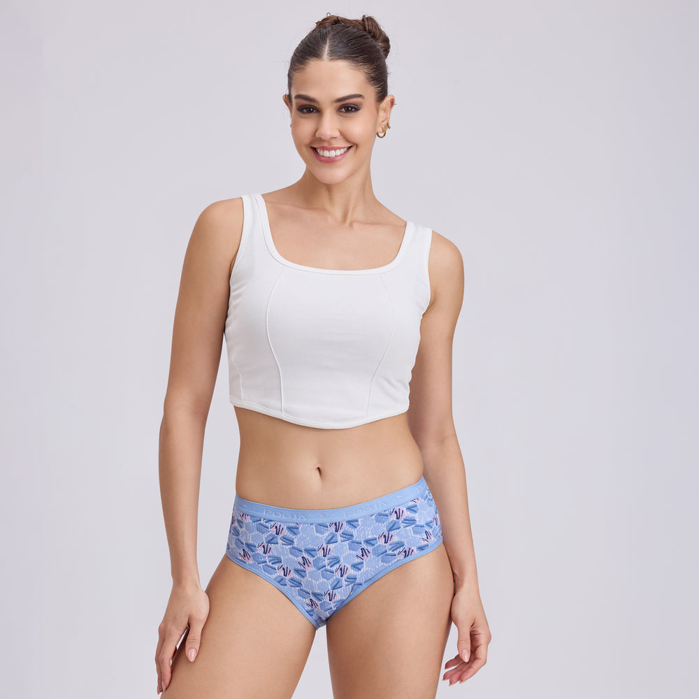 Mid Waist Cotton Hipster