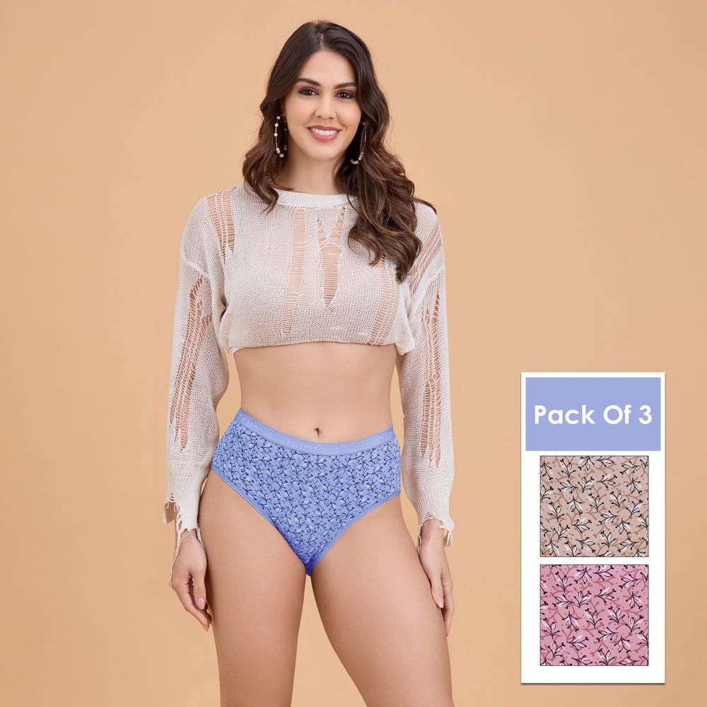 Pastel Print Hipster · Pack of 3