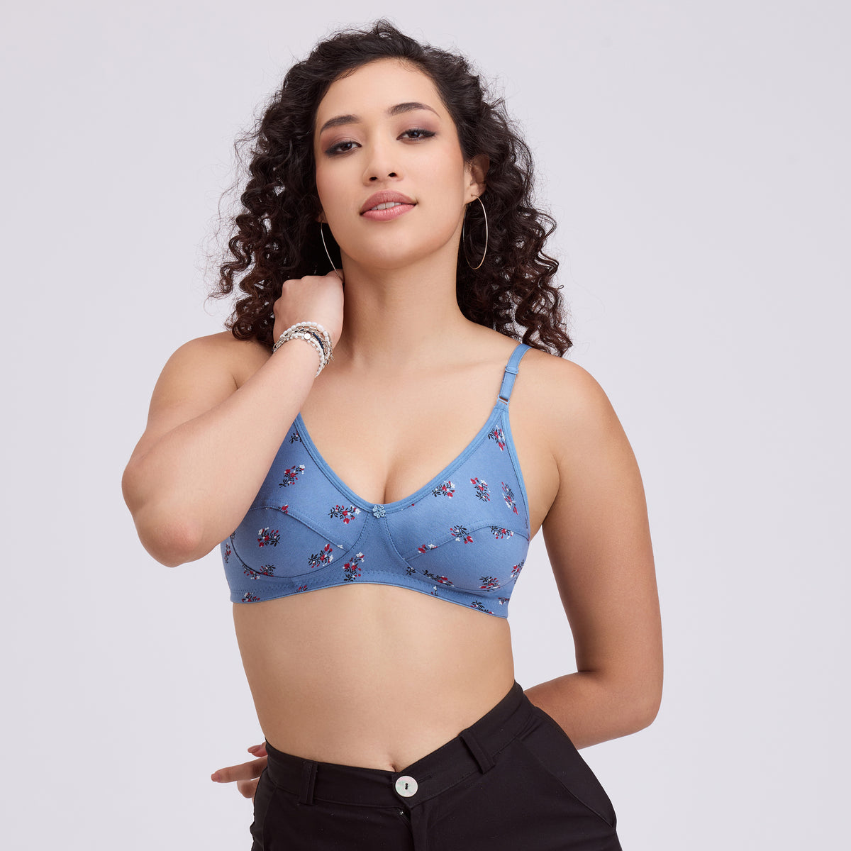 Printed Non-Padded Bra, photo 1 of 4