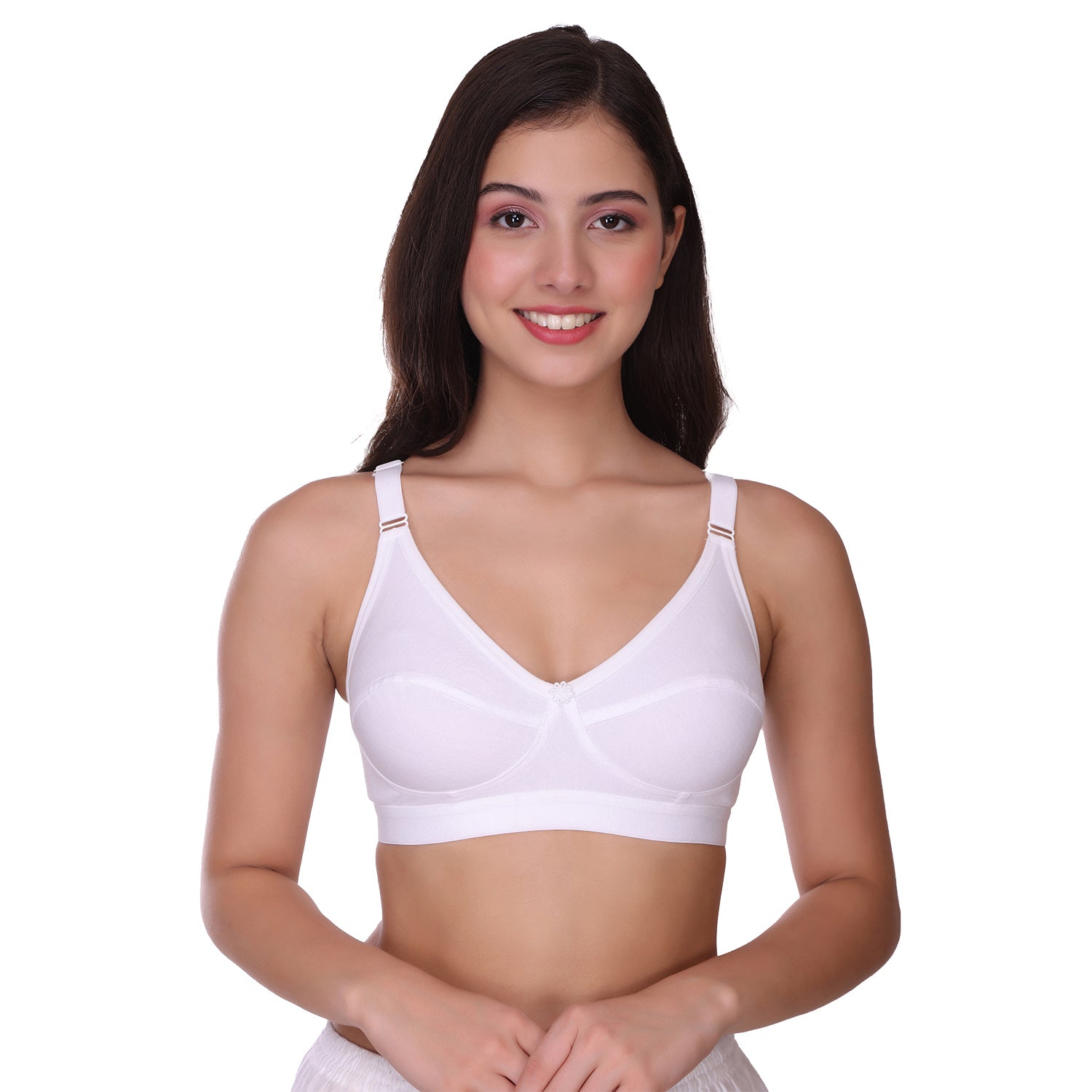 Pooja Ragenee Pure Cotton Super D Cup bra for Women White – POOJARAGENEE