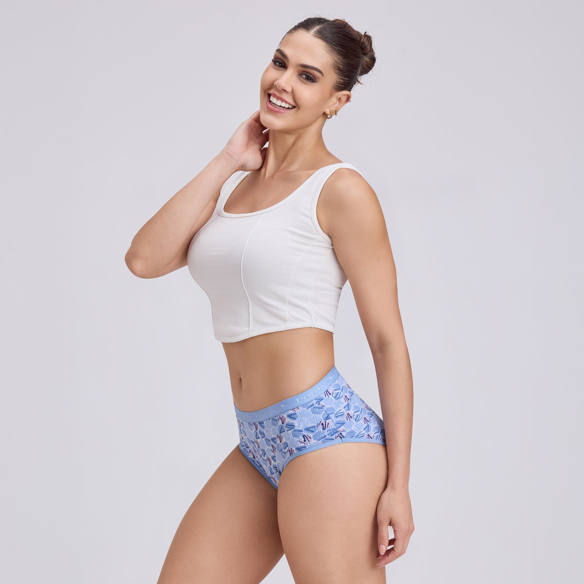 Mid Waist Cotton Hipster, photo 4 of 4