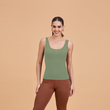 Women’s Non-Padded Camisole – Soft Cotton, Comfortable Daily Wear Slip CQ6002