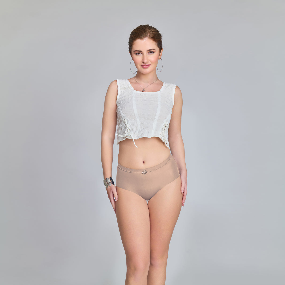 Plain Seamless Panty for Women – Soft, Stretchable & Invisible Comfort Innerwear PQ5033