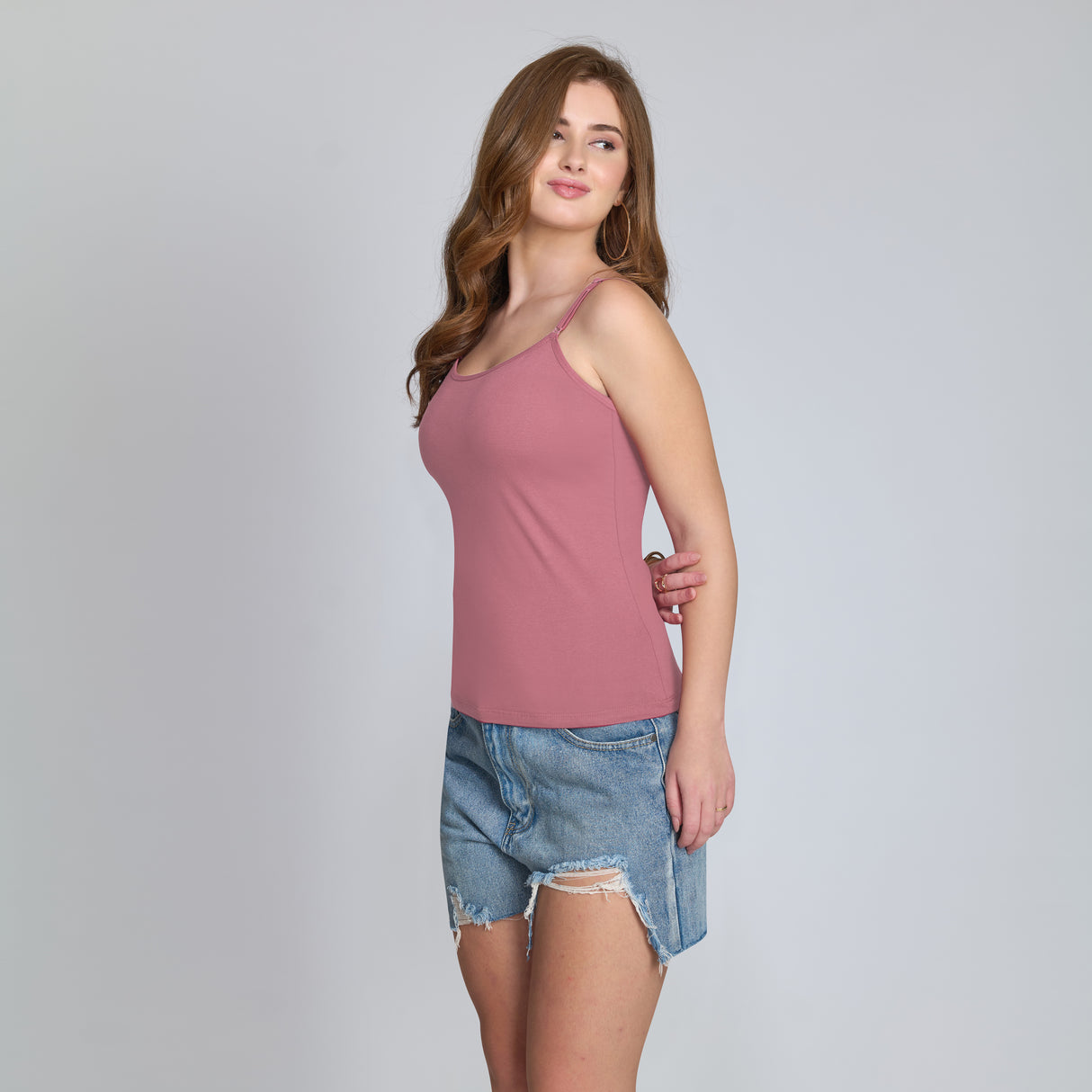 Women’s Adjustable Strap Camisole – Soft, Breathable & Comfortable CQ6001