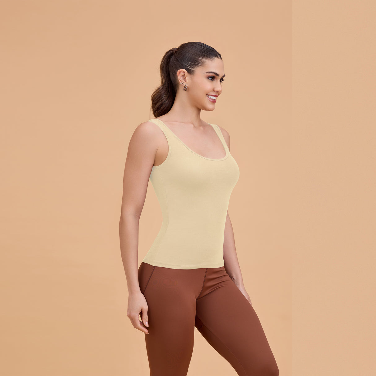 Women’s Non-Padded Camisole – Soft Cotton, Comfortable Daily Wear Slip CQ6002