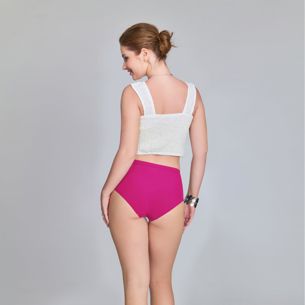 Plain Seamless Panty for Women – Soft, Stretchable & Invisible Comfort Innerwear PQ5033