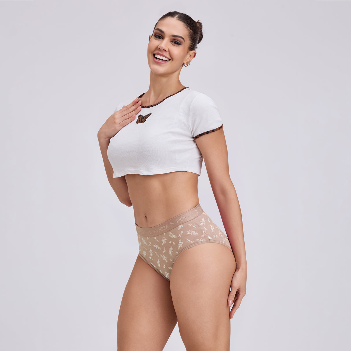 Women’s Flower Print Panty – Soft, Stretchable & Stylish Comfort PQ5031-2PC