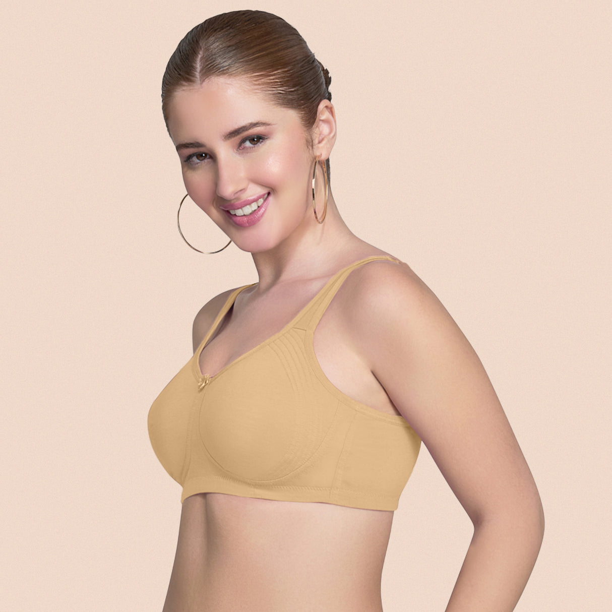 Encircle Full Coverage Side Support Bra for Heavy Bust Daily Wear MQ3060