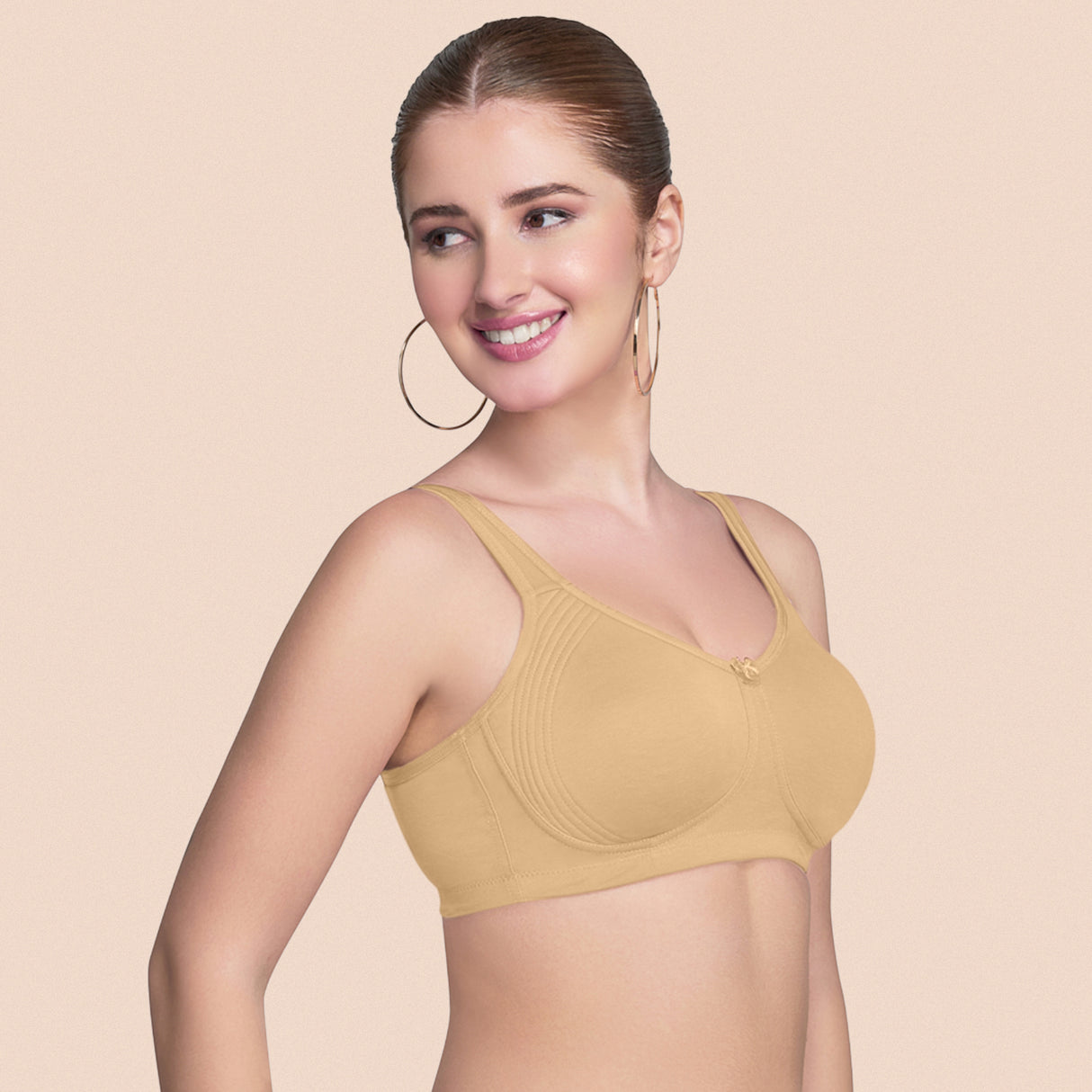 Encircle Full Coverage Side Support Bra for Heavy Bust Daily Wear MQ3060