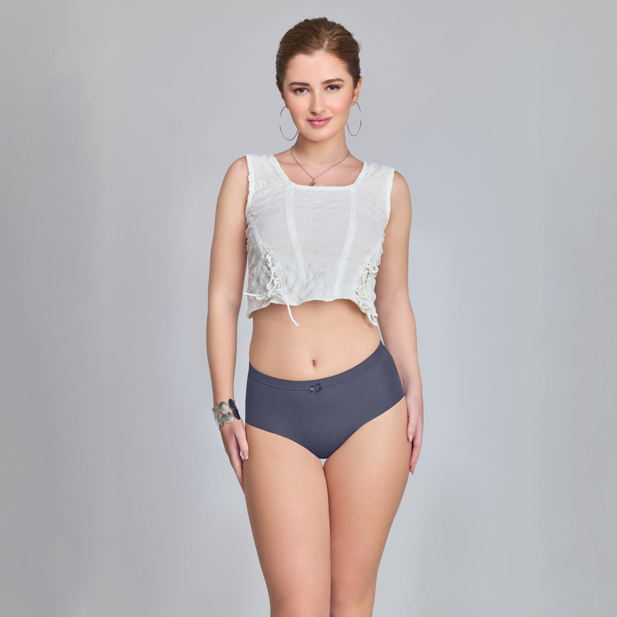 Plain Seamless Panty for Women – Soft,Stretchable & Invisible Comfort Innerwear PQ5033-2pc