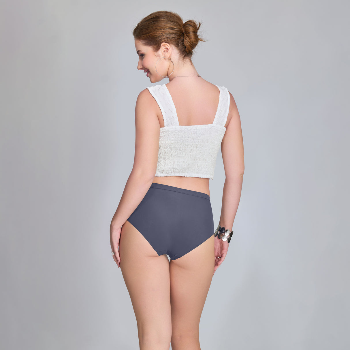 Plain Seamless Panty for Women – Soft,Stretchable & Invisible Comfort Innerwear PQ5033-2pc