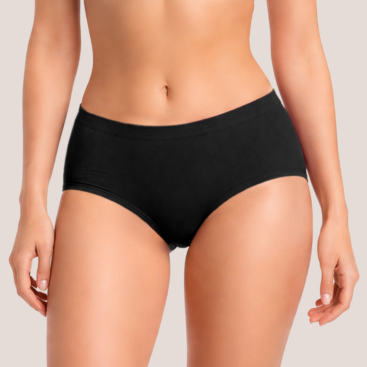 Women’s Solid Rib Hipster Panty | Soft Stretch Lycra Blend Comfort pack of 3 PQ5034