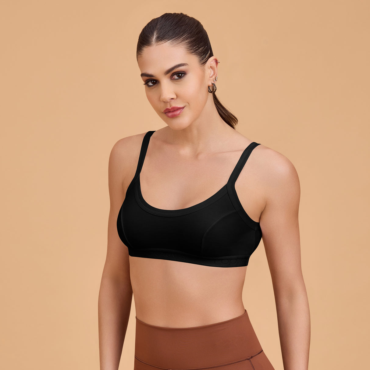 Women’s Non-Padded Seam Sports Bra|Soft Stretch Fit SQ1008_BL