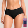Women’s Solid Rib Hipster Panty | Soft Stretch Lycra Blend Comfort pack of 3 PQ5034