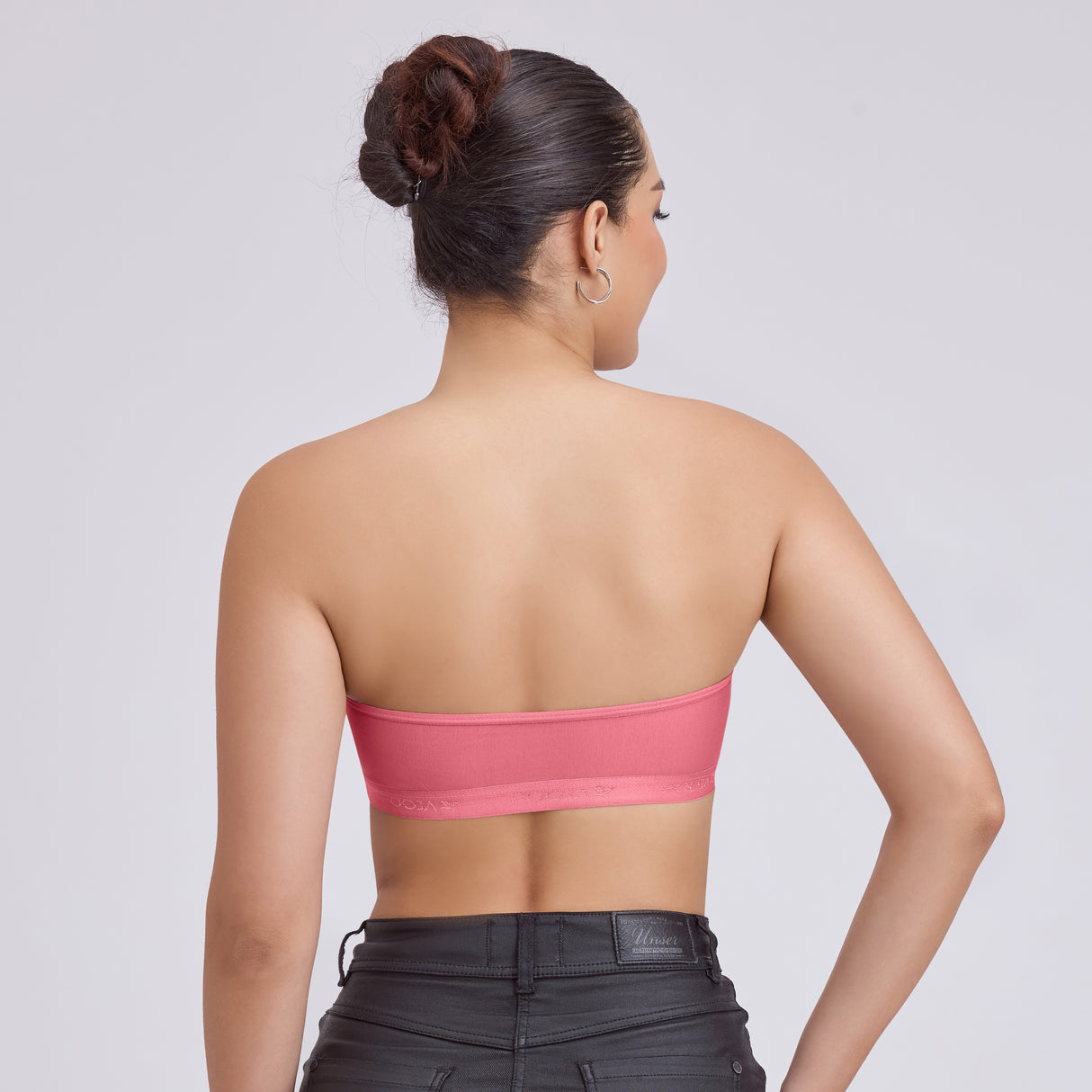 Seamless Strapless Tube Bra – Wireless Padded Bandeau for Women TQ0001