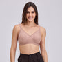 Full Coverage D Cup Bra D Non Padded, Wire-Free Comfort Support- BQ2099