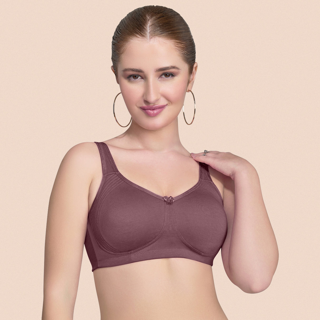 Encircle Full Coverage Side Support Bra for Heavy Bust Daily Wear MQ3060