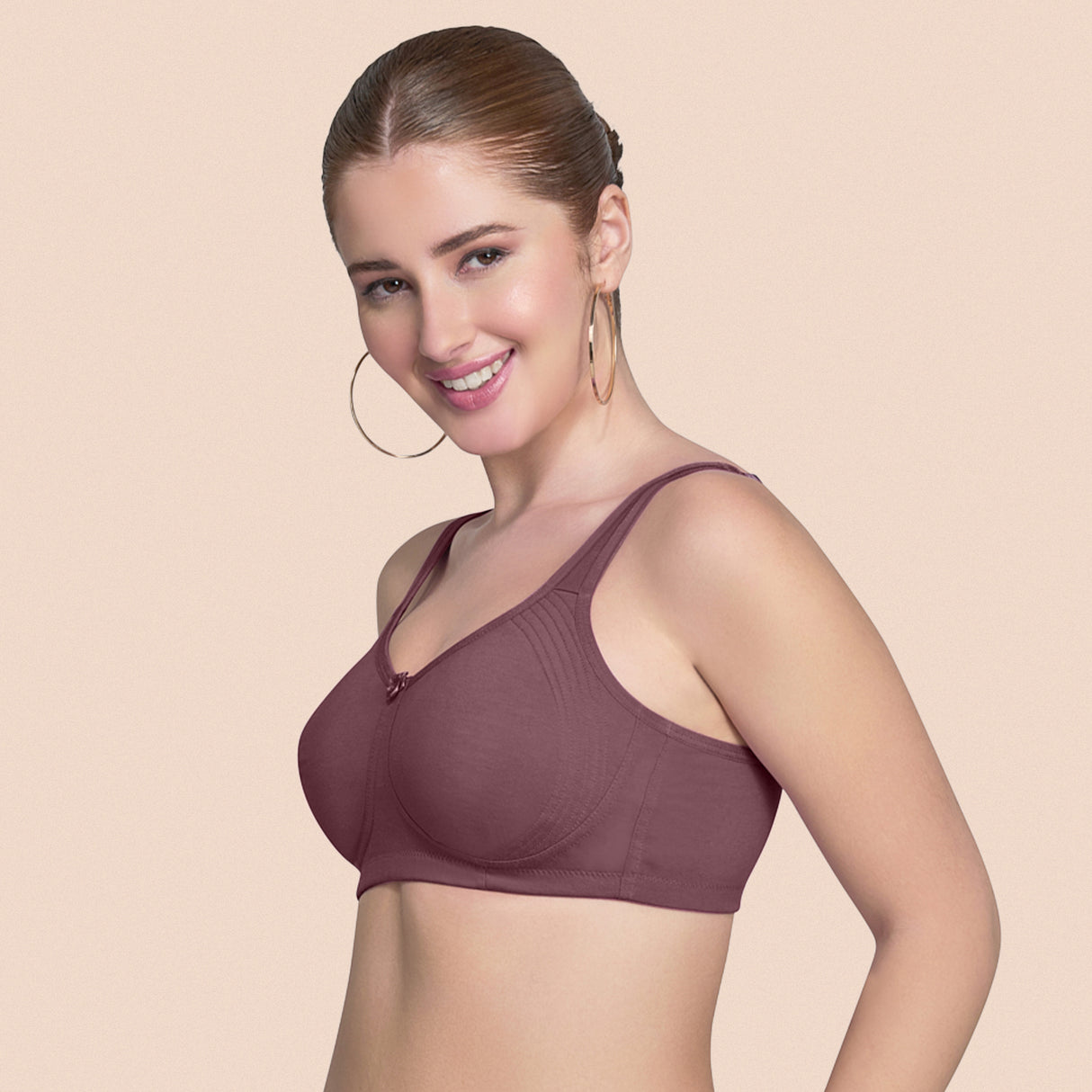 Encircle Full Coverage Side Support Bra for Heavy Bust Daily Wear MQ3060