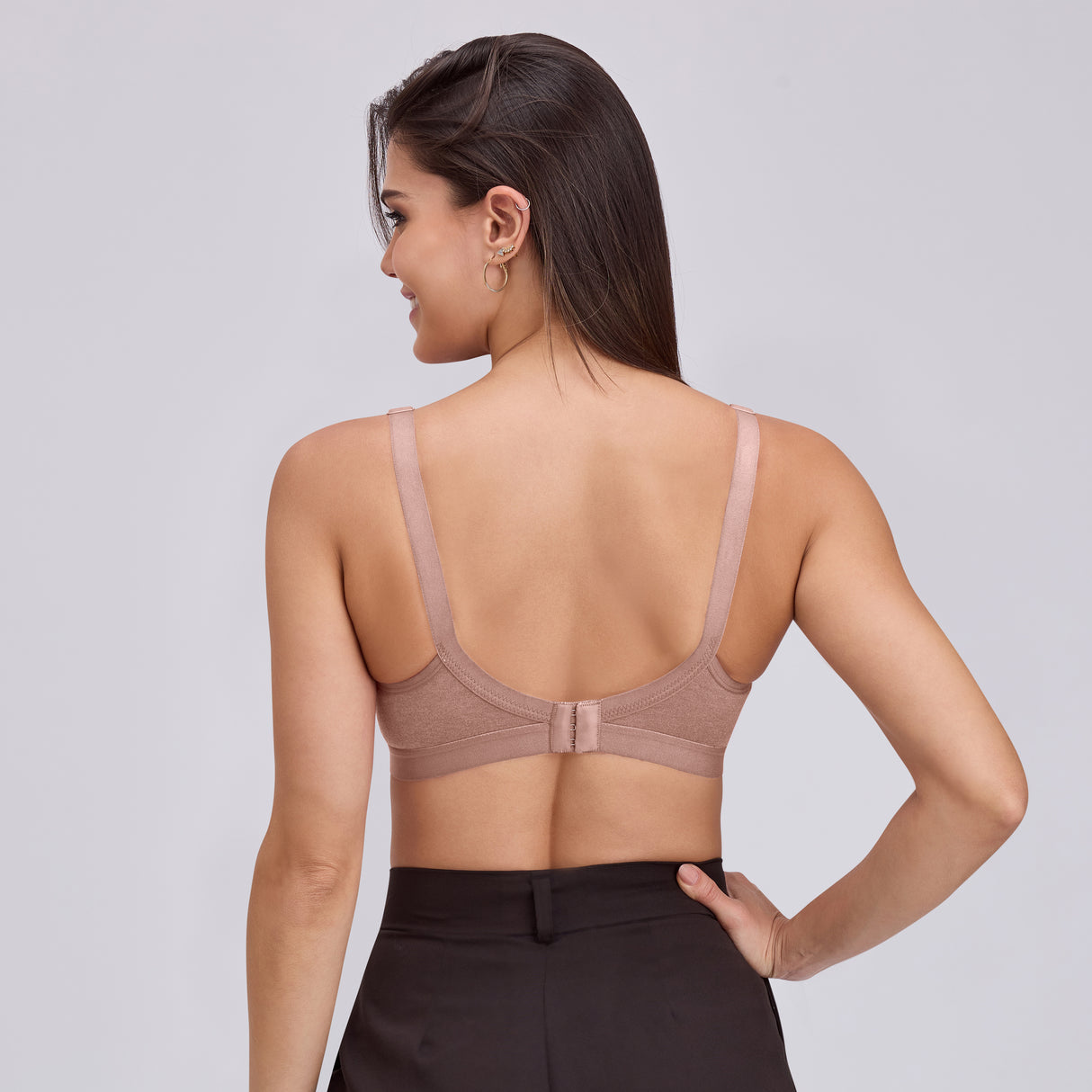 Full Coverage D Cup Bra D Non Padded, Wire-Free Comfort Support- BQ2099