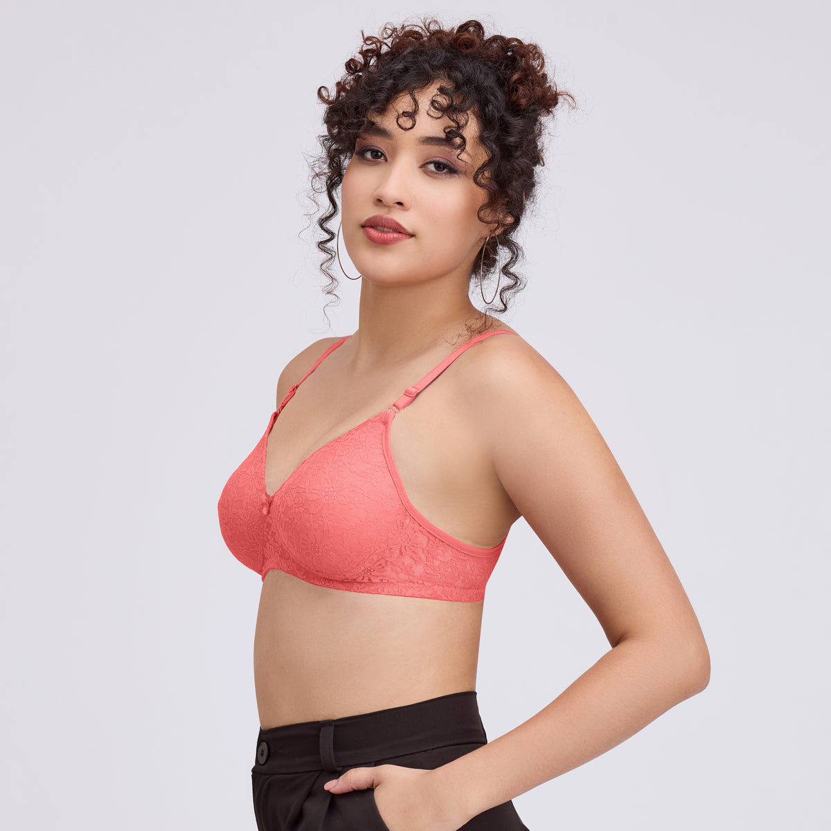 Lace Net Padded Bra, photo 3 of 4