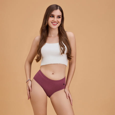 Women’s Plain Panty – Soft, Stretchable & Everyday Comfort Underwear PQ5038