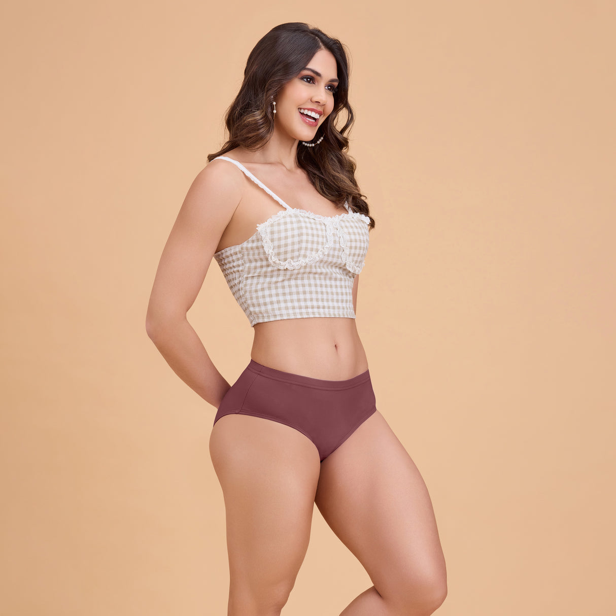 Women’s Plain Hipster Panty–Soft Cotton,Comfort & Everyday Fit PQ5042-2PC