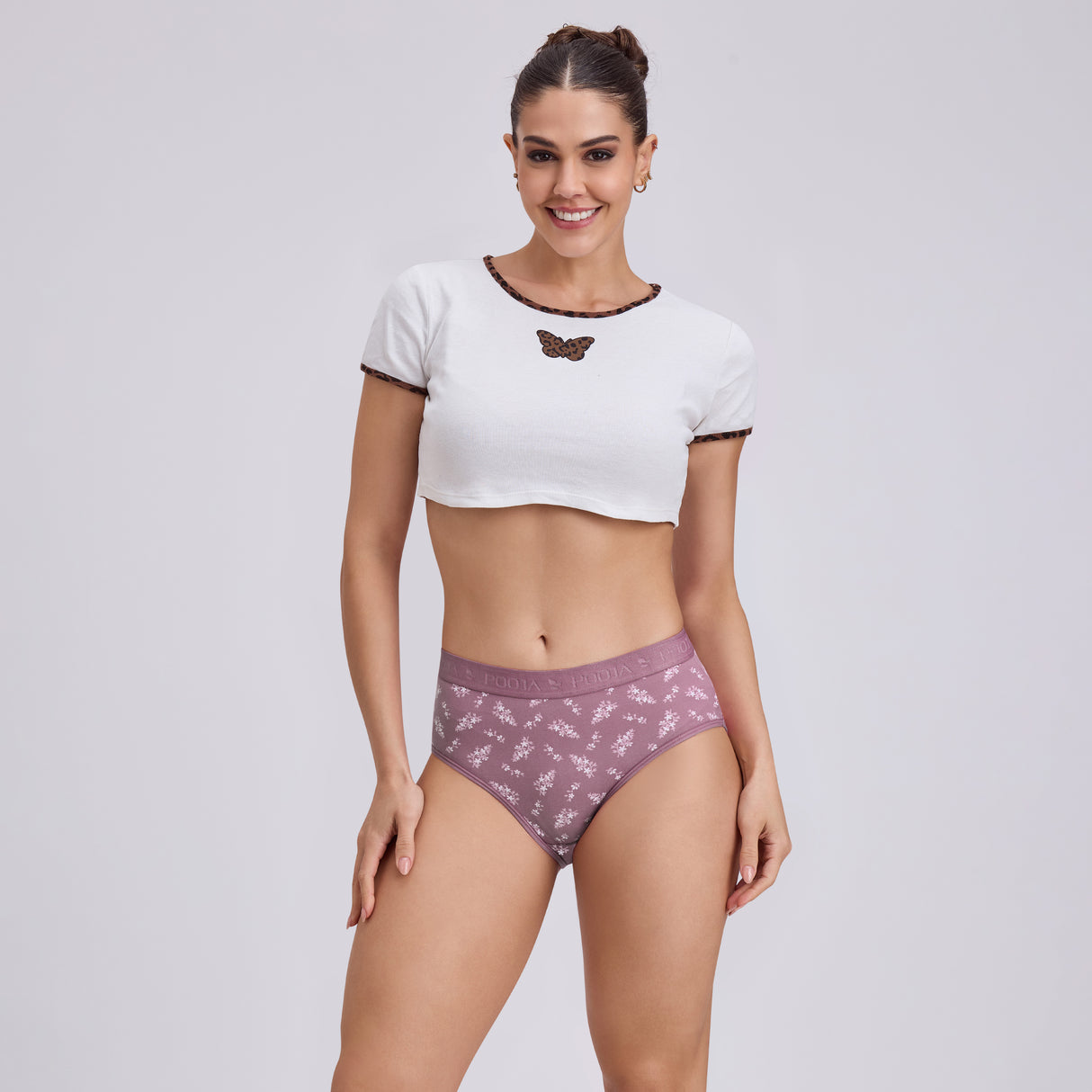 Women’s Flower Print Panty – Soft, Stretchable & Stylish Comfort PQ5031-2PC