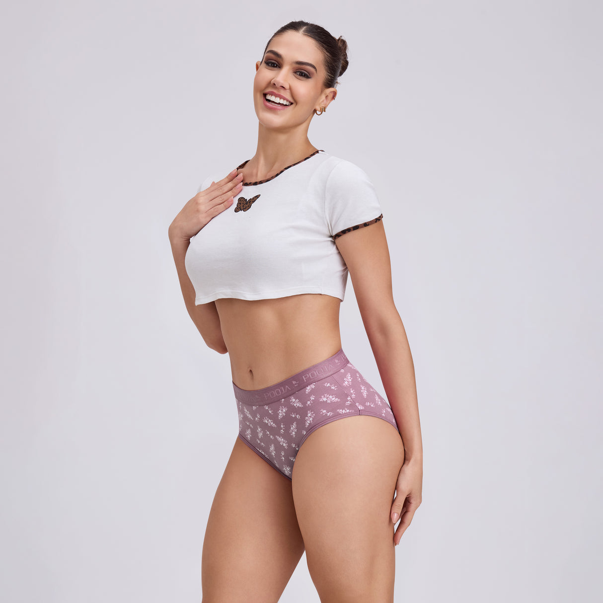 Women’s Flower Print Panty – Soft, Stretchable & Stylish Comfort PQ5031-2PC