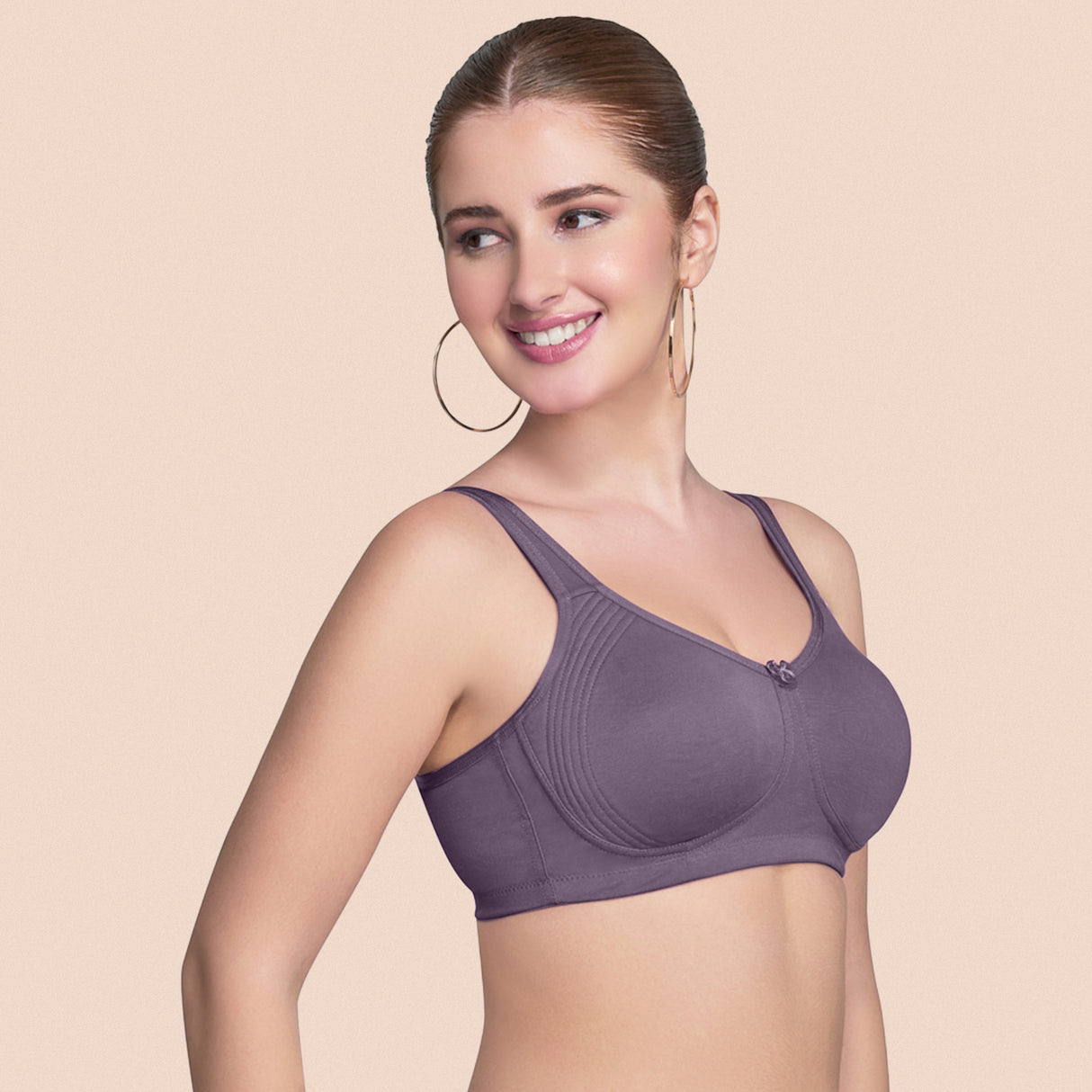 Encircle Full Coverage Side Support Bra for Heavy Bust Daily Wear MQ3060