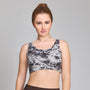 Trendy Printed Sports Bra|Breathable,Stretchable Activewear for Women SQ1038