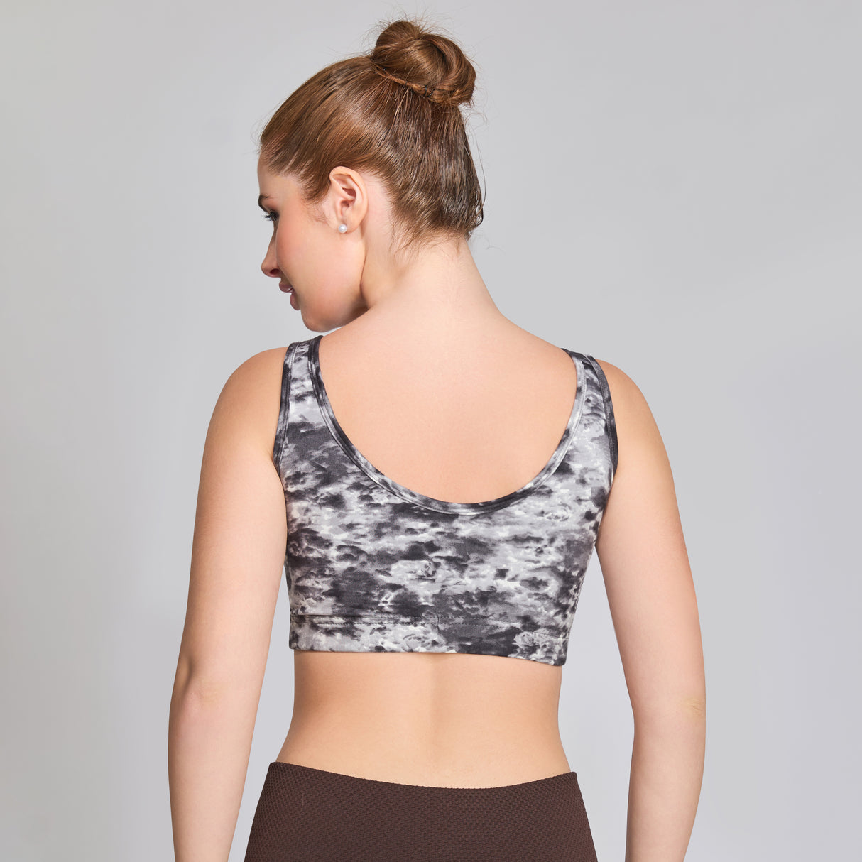 Trendy Printed Sports Bra|Breathable,Stretchable Activewear for Women SQ1038