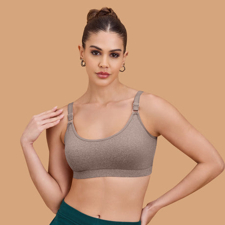 Seamless Breathable,Supportive,and Wire-Free Full Coverage Easy to Slip on Sports SQ1033