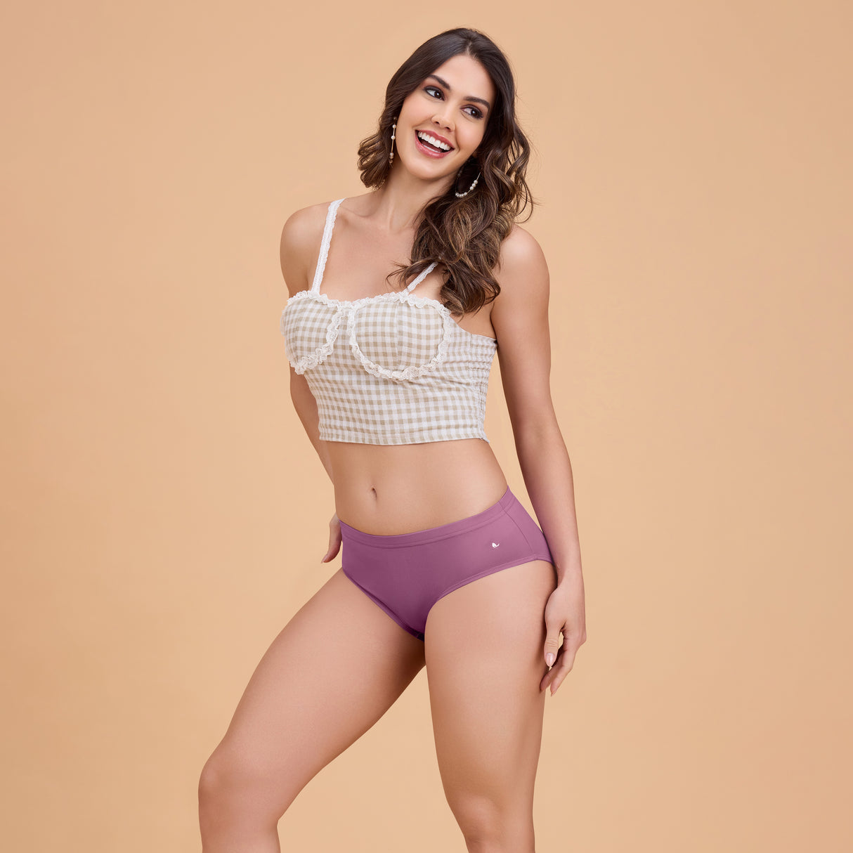 Women’s Plain Hipster Panty –Soft Cotton, Comfort & Everyday Fit PQ5042-3PC