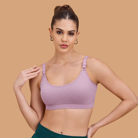 Seamless Breathable,Supportive,and Wire-Free Full Coverage Easy to Slip on Sports SQ1033