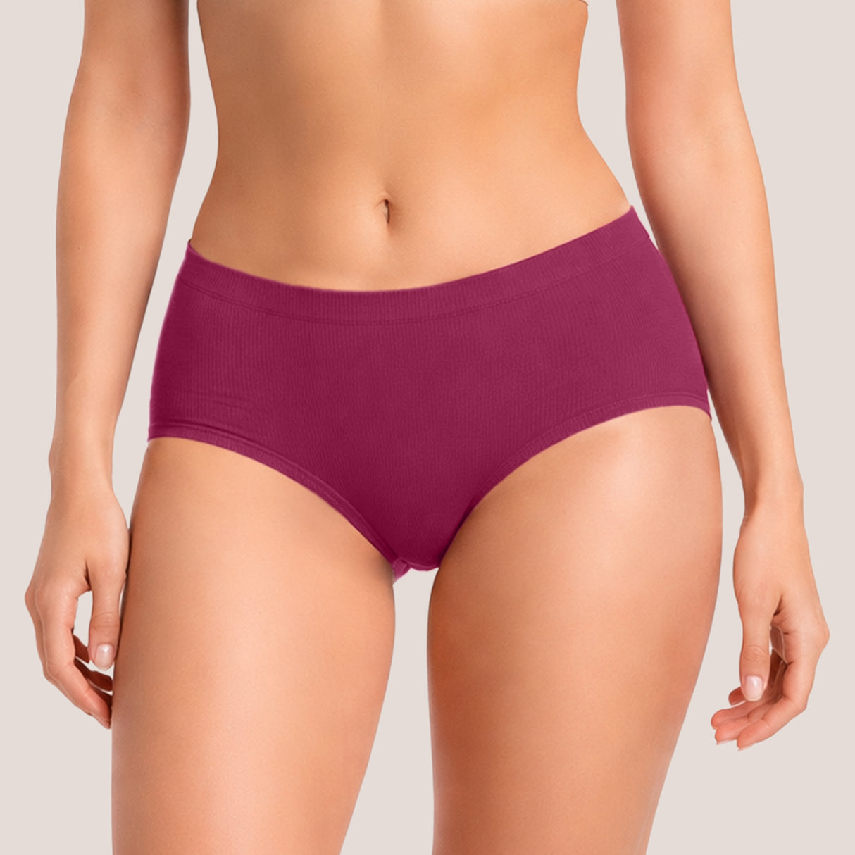 Women’s Solid Rib Hipster Panty | Soft Stretch Lycra Blend Comfort pack of 3 PQ5034