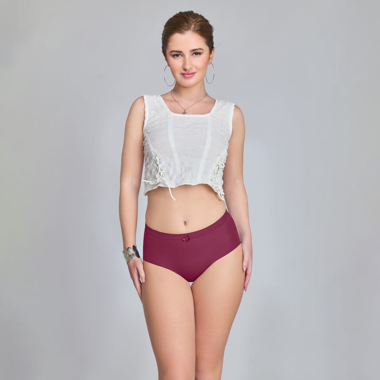 Plain Seamless Panty for Women – Soft,Stretchable & Invisible Comfort Innerwear PQ5033-2pc