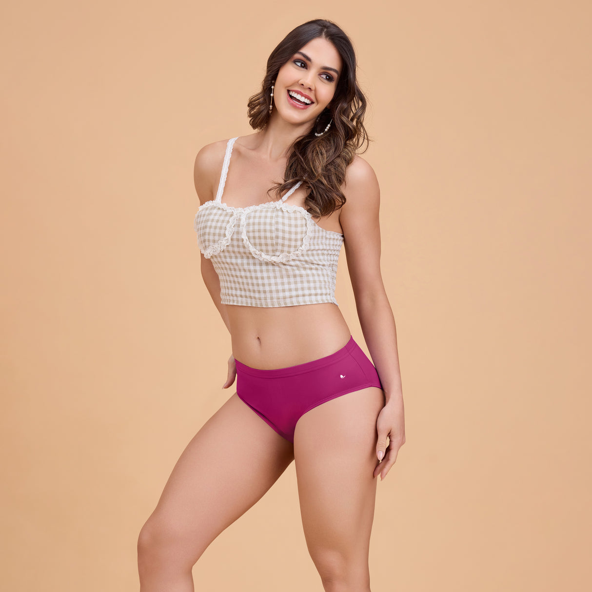 Women’s Plain Hipster Panty–Soft Cotton,Comfort & Everyday Fit PQ5042-2PC