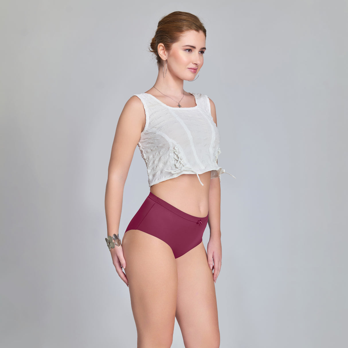 Plain Seamless Panty for Women – Soft,Stretchable & Invisible Comfort Innerwear PQ5033-2pc