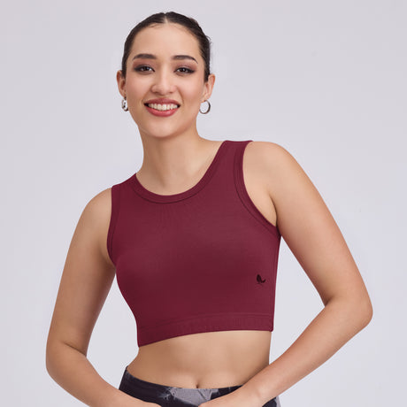 Women's Slip-On Top Bra – Seamless, Wire-Free & Everyday Comfort SQ1039