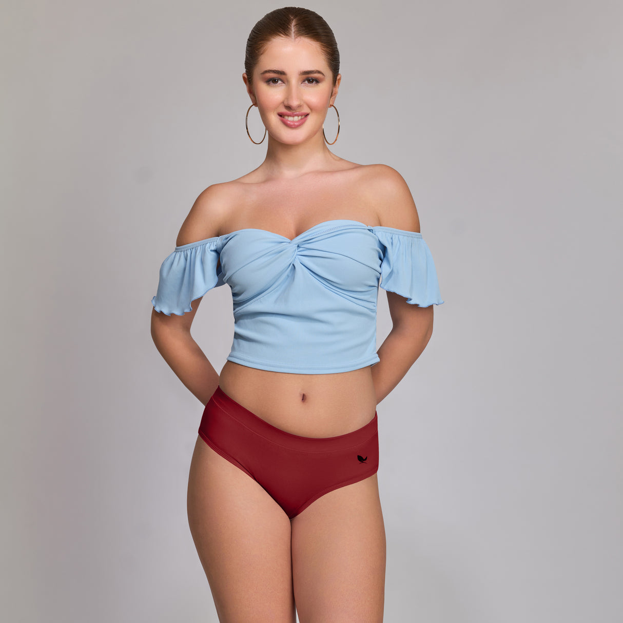 Ultra-Soft Plain Cotton Panty for Women Breathable Stretchable Innerwear for All-Day Wear PQ5023-3PC