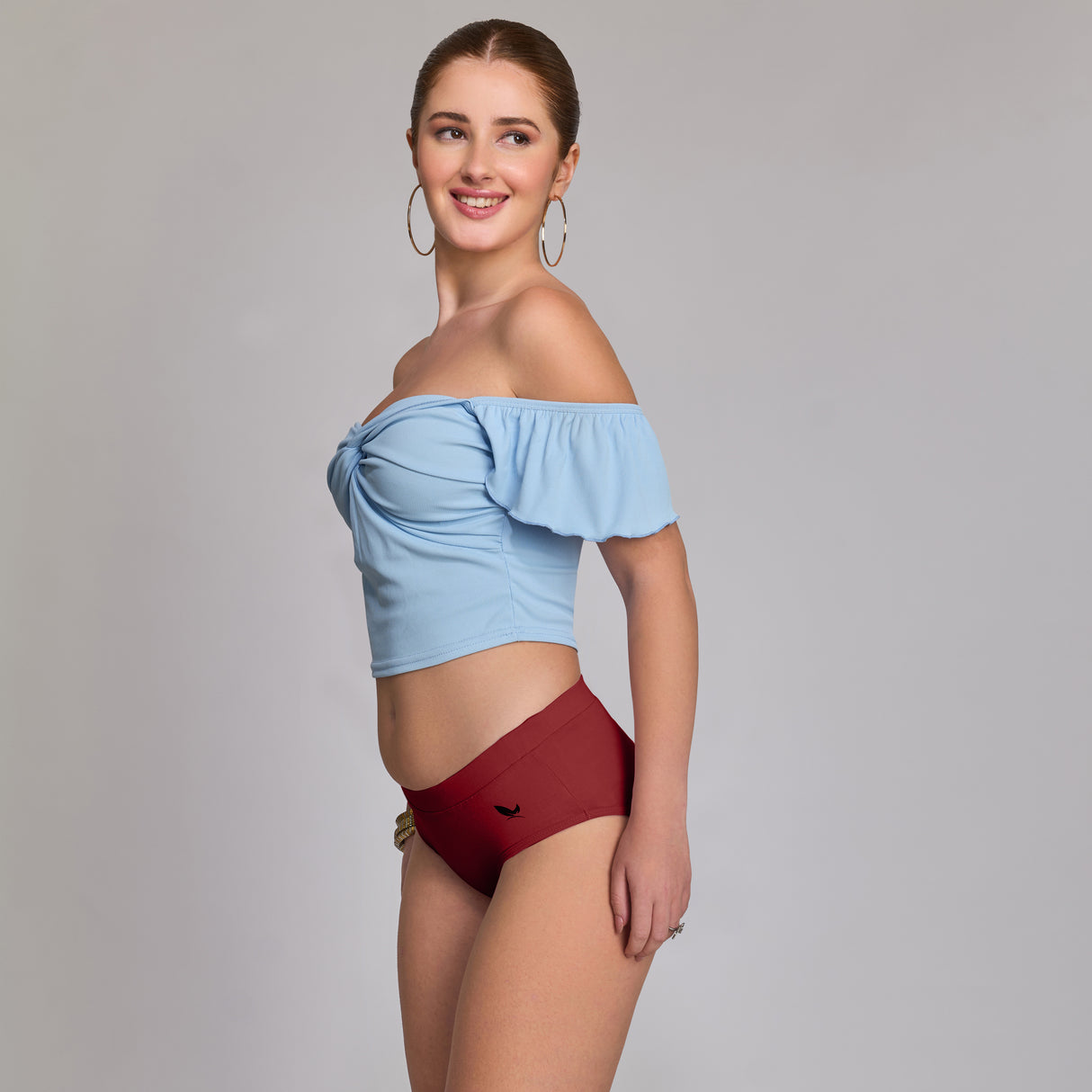 Ultra-Soft Plain Cotton Panty for Women Breathable Stretchable Innerwear for All-Day Wear PQ5023-3PC