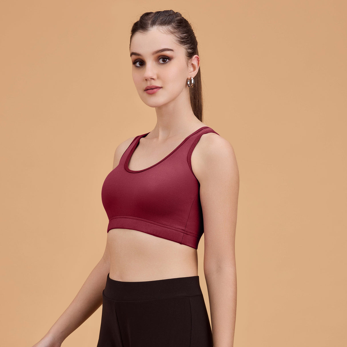 Full Coverage,Stretchable,Breathable Fabric | Ideal for Gym,Yoga & Daily Wear SQ1037