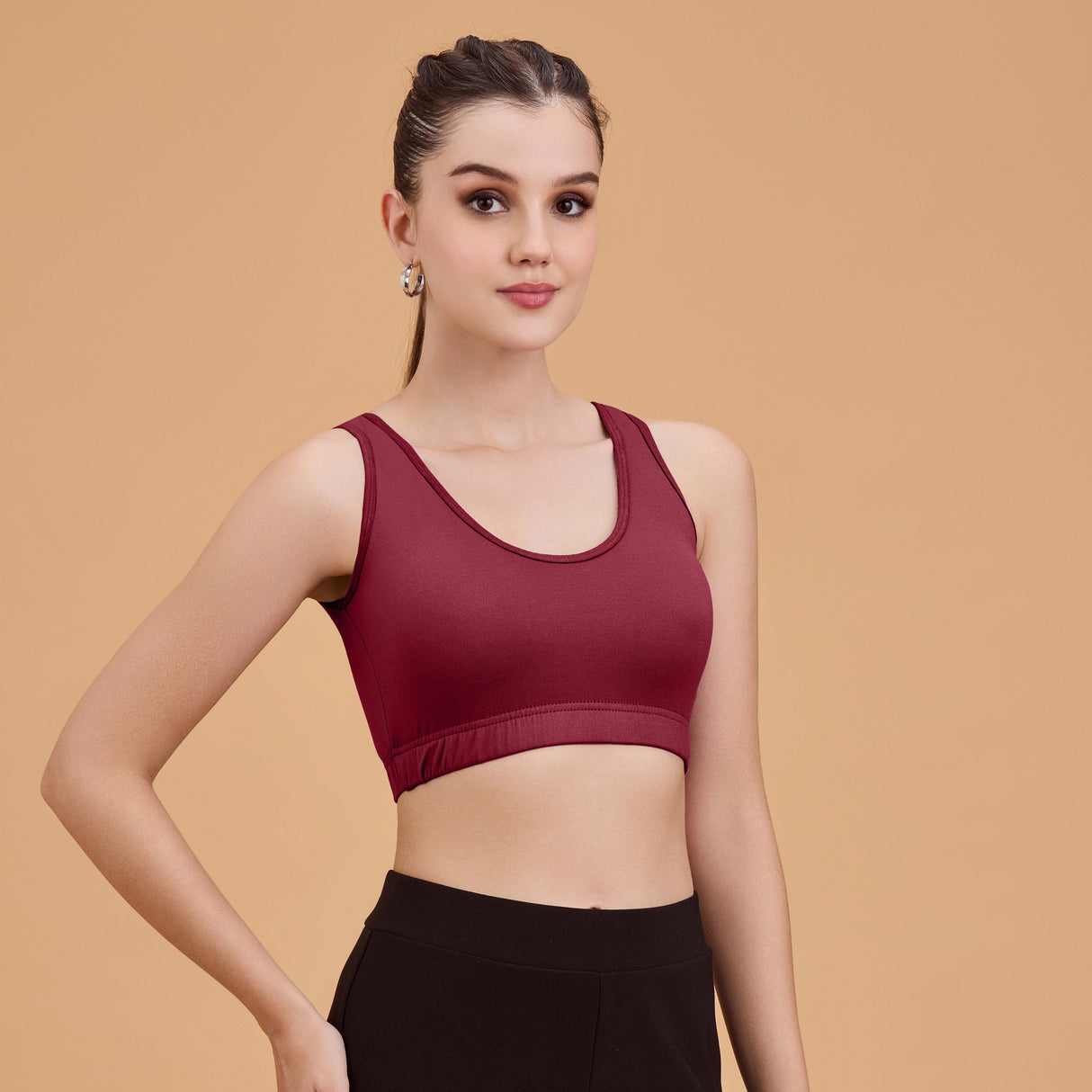 Full Coverage,Stretchable,Breathable Fabric | Ideal for Gym,Yoga & Daily Wear SQ1037