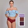 Ultra-Soft Plain Cotton Panty for Women Breathable Stretchable Innerwear for All-Day Wear PQ5023-3PC