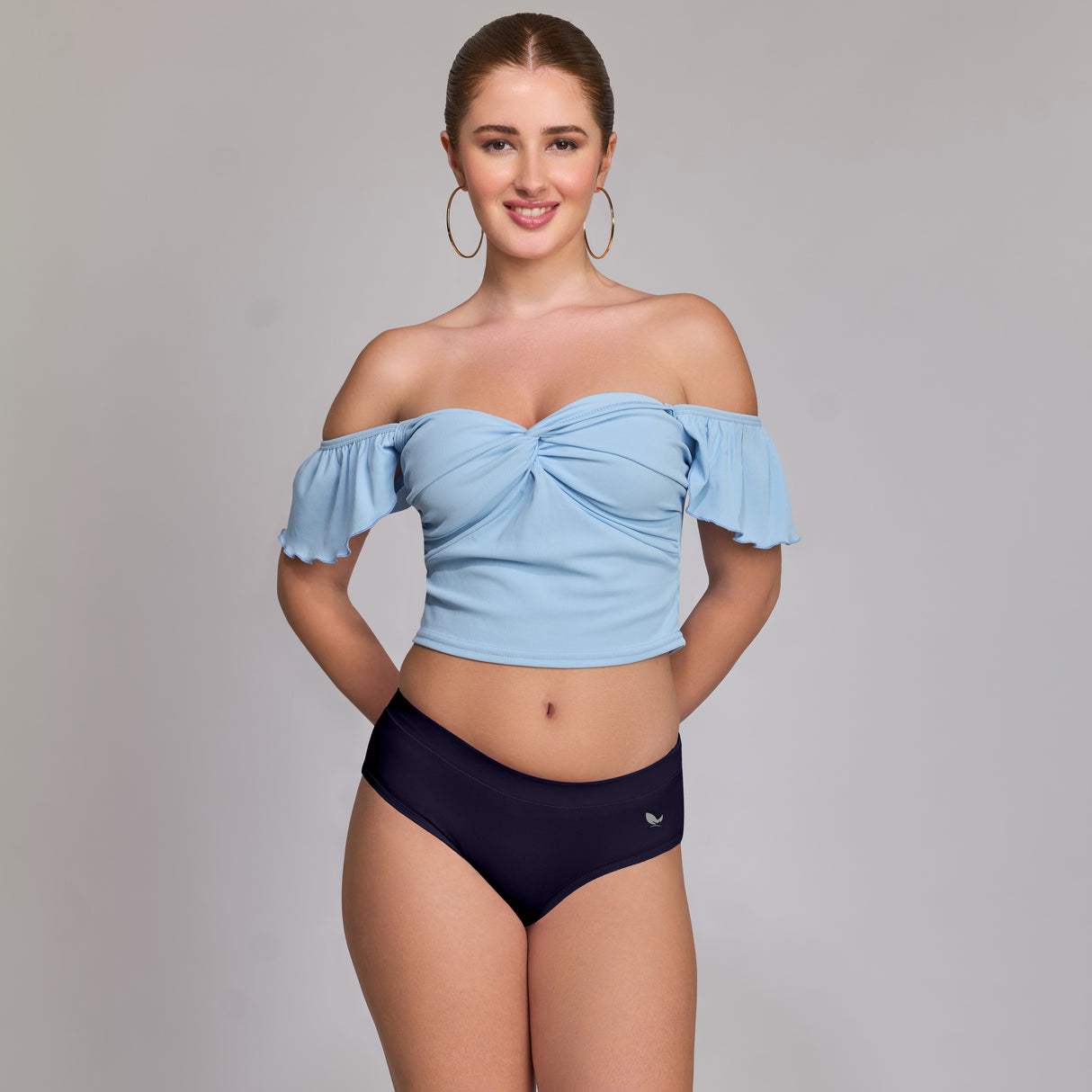 Ultra-Soft Plain Cotton Panty for Women Breathable Stretchable Innerwear for All-Day Wear PQ5023-2PC