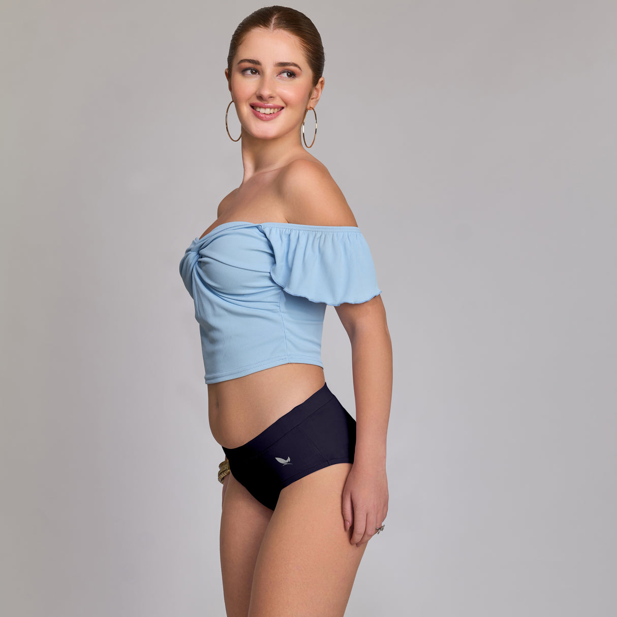 Ultra-Soft Plain Cotton Panty for Women Breathable Stretchable Innerwear for All-Day Wear PQ5023-3PC