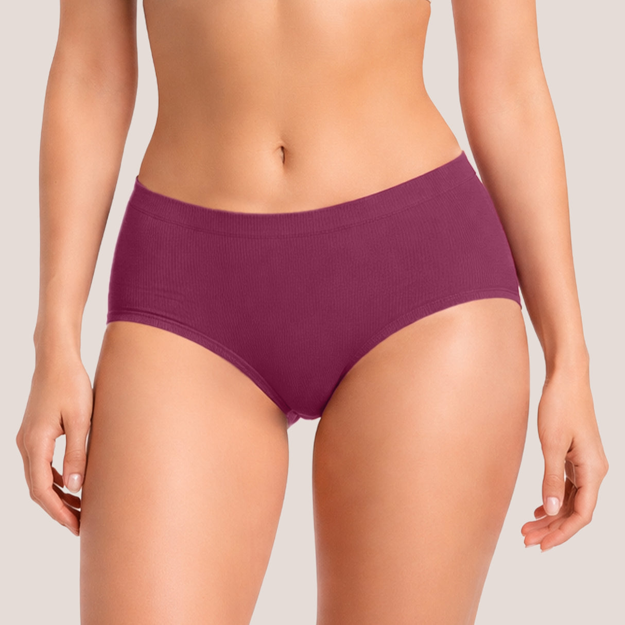 Women’s Solid Rib Hipster Panty | Soft Stretch Lycra Blend Comfort pack of 3 PQ5034