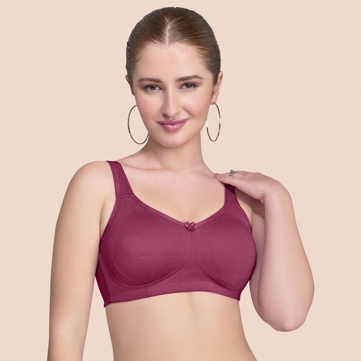 Encircle Full Coverage Side Support Bra for Heavy Bust Daily Wear MQ3060