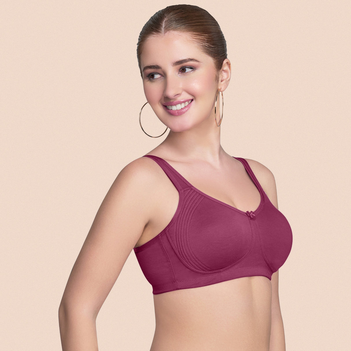 Encircle Full Coverage Side Support Bra for Heavy Bust Daily Wear MQ3060